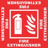 Antislip Floor Graphic - Fire Extinguisher